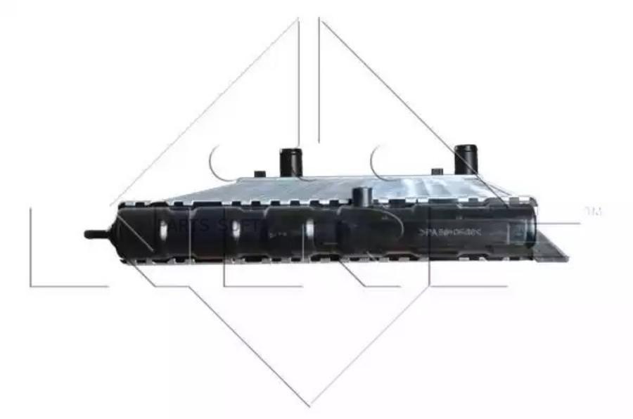 

Радиатор охлаждения двигателя NRF 50560