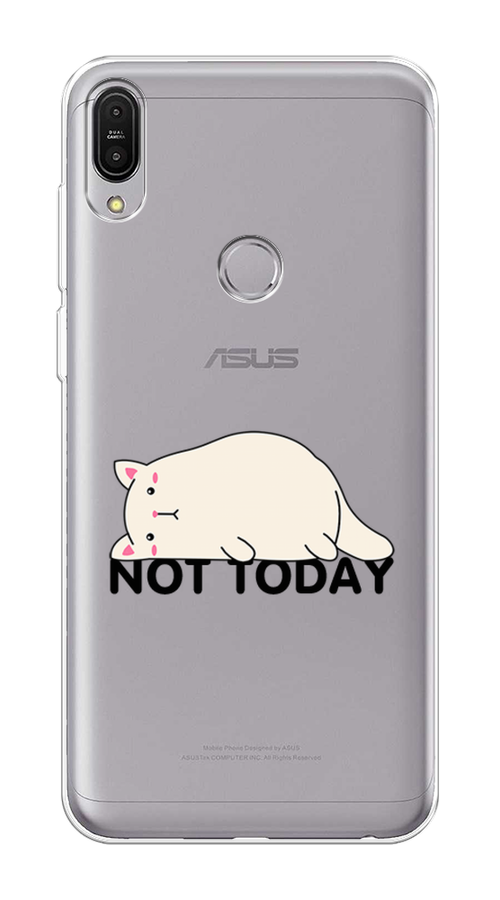 

Чехол на Asus ZenFone Max Pro ZB602KL "Cat not today", Белый;розовый;черный, 43550-1