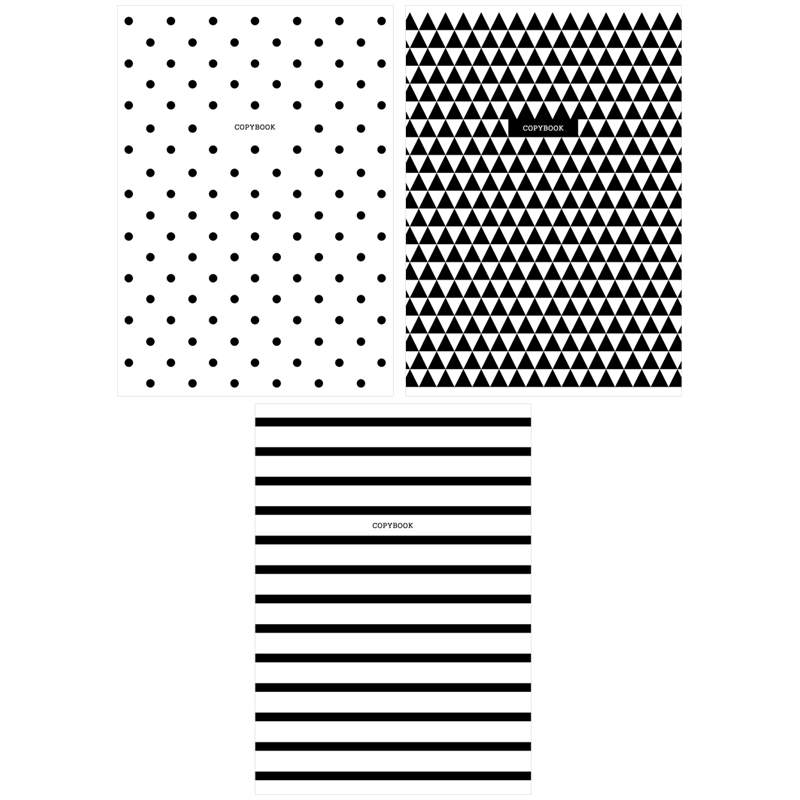 

Тетрадь 96л., А4, клетка ArtSpace "Узоры. BW Pattern" (арт. 312151) - 6 шт.