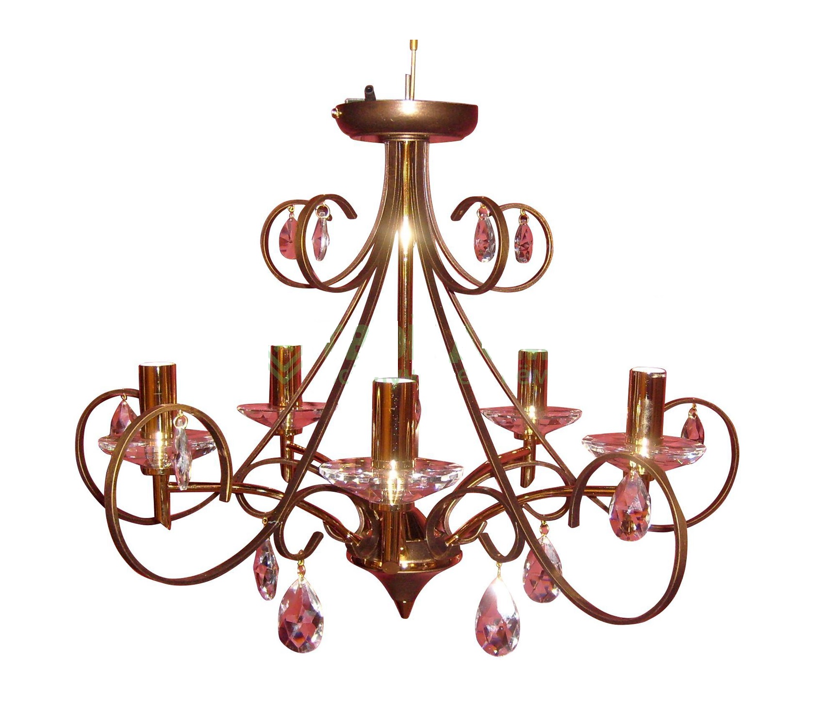 Люстра Florex International L0311-5 РPL 1B E14 60W с подвесками