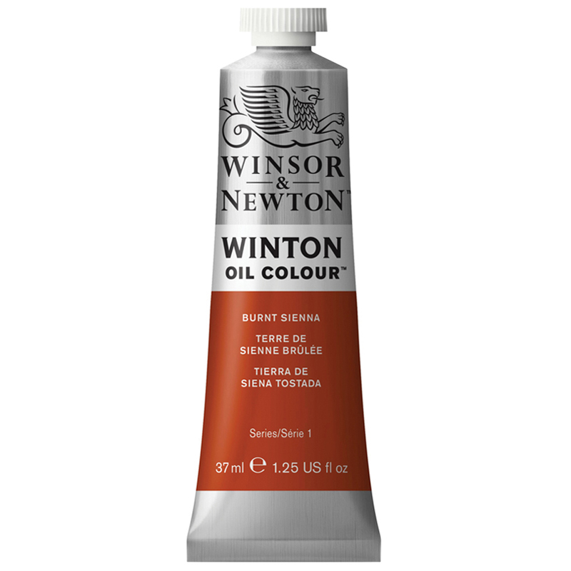 Краска масляная художественная Winsor&Newton Winton, 37мл, туба, жженая сьена, (3шт.)