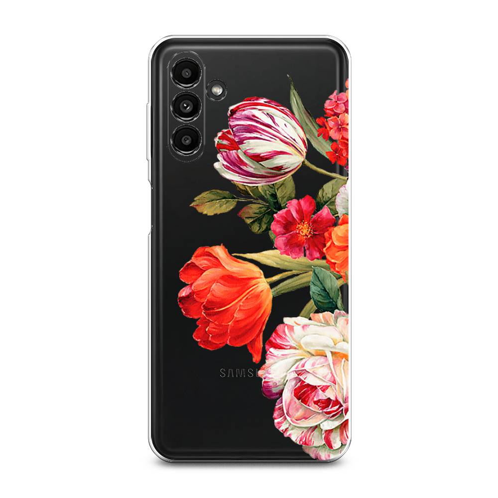 

Чехол Awog на Samsung А14 5G "Весенний букет", Красный;розовый;зеленый, 2107250-8