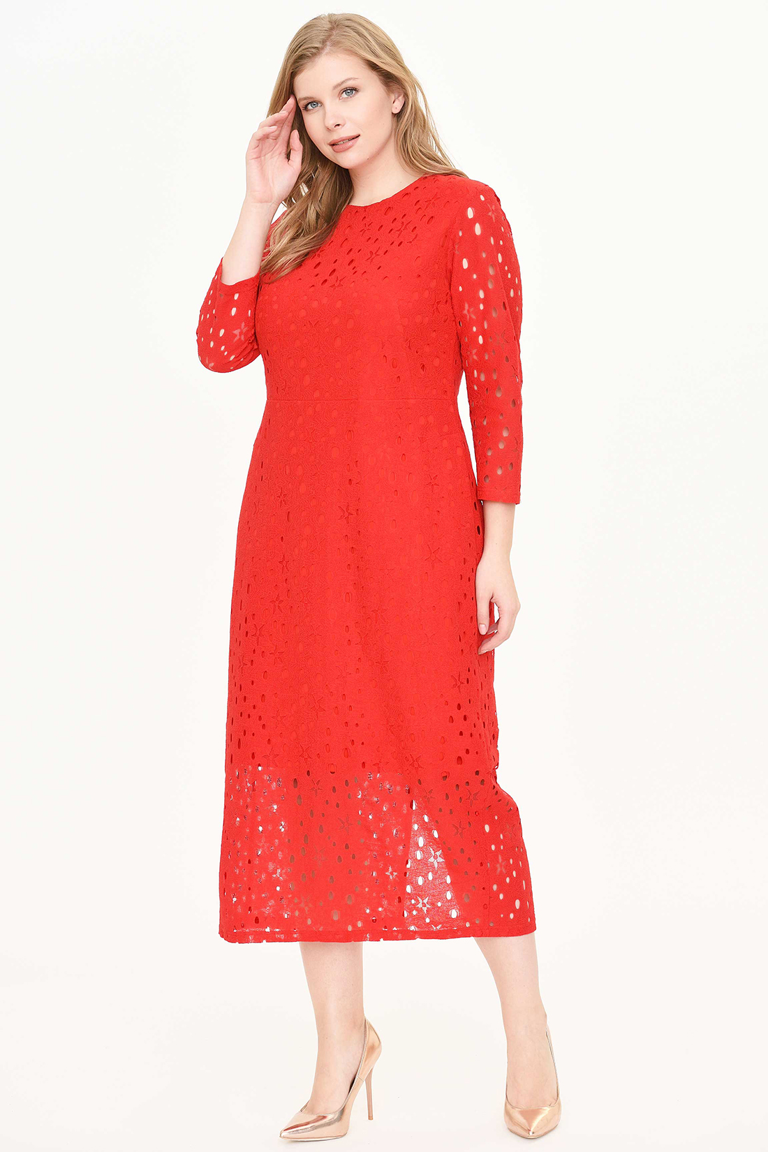 Платье женское SVESTA R833Rou красное 52 RU