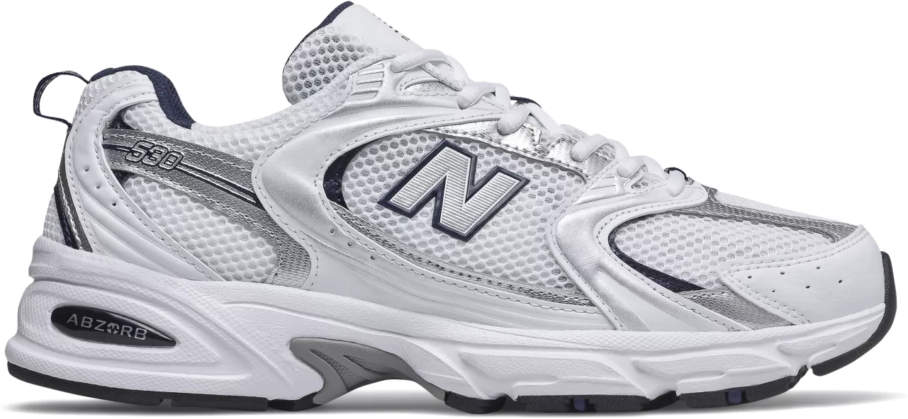 

Кроссовки мужские New Balance 530 белые 6 US, Белый, 530