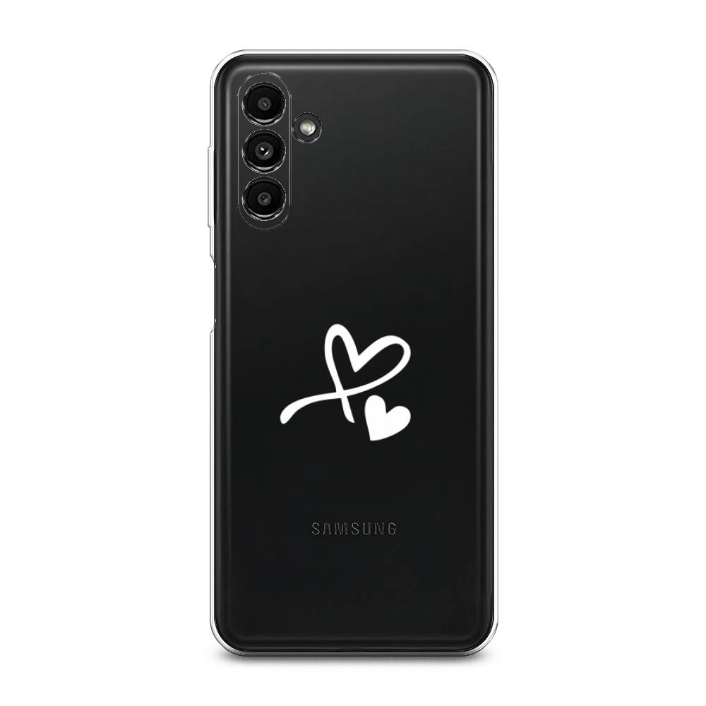 

Чехол Awog на Samsung А14 5G "Сердечко минимализм", Белый, 2107250-6