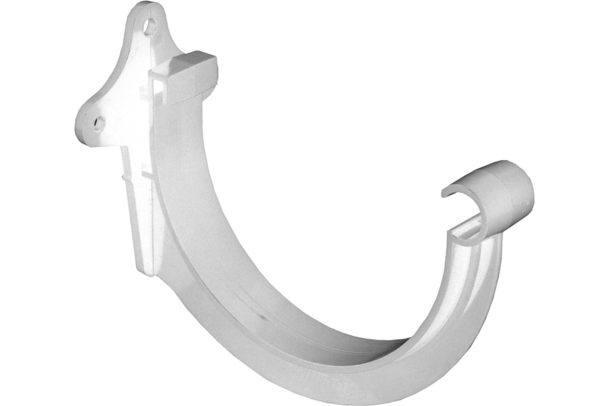 Кронштейн желоба ПВХ   белый