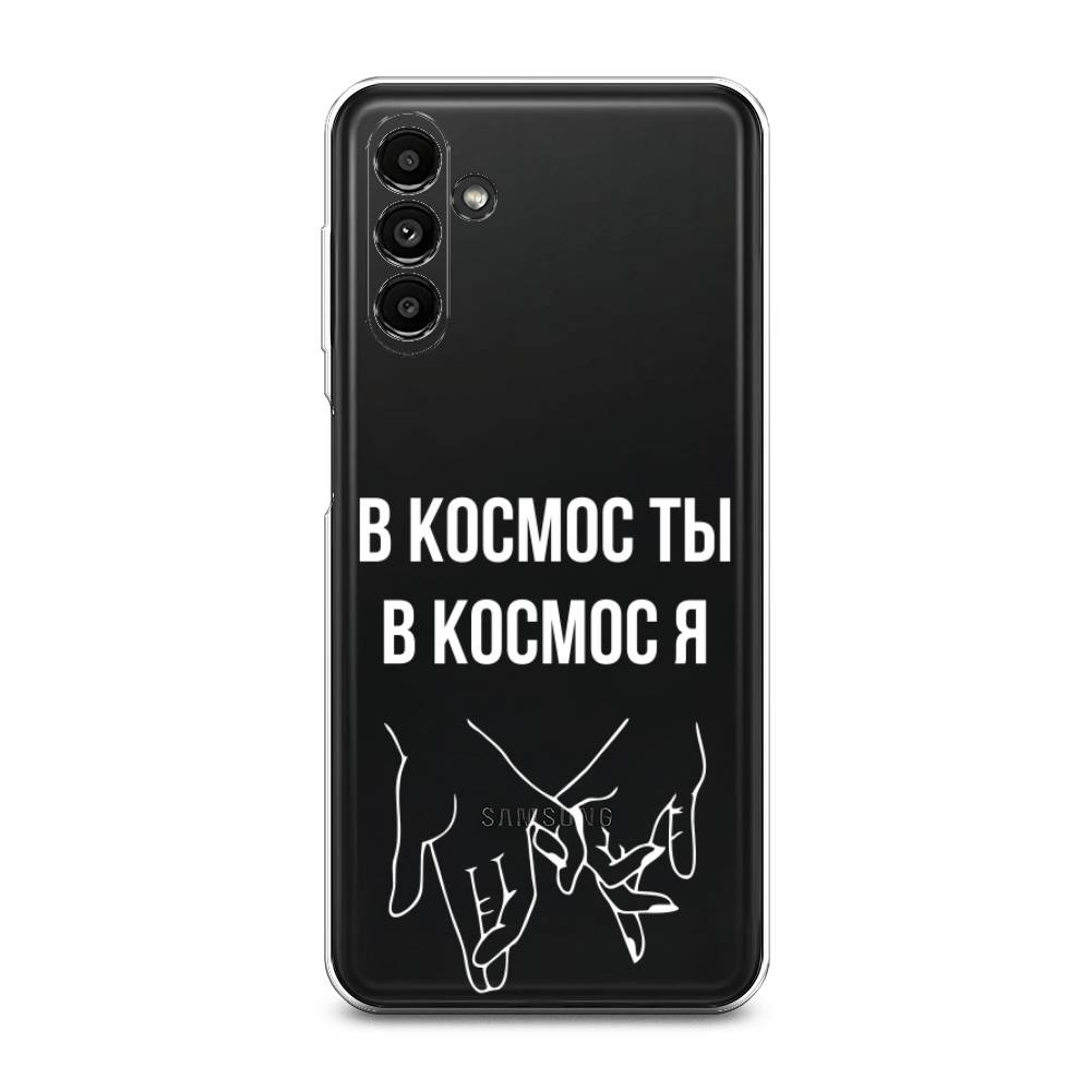 

Чехол Awog на Samsung А14 5G "В космос ты В космос я", Прозрачный;белый;серый, 2107250-6