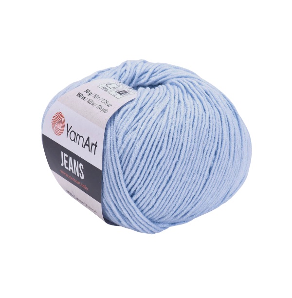 

Пряжа YarnArt 584 Jeans 75 голубой, Jeans