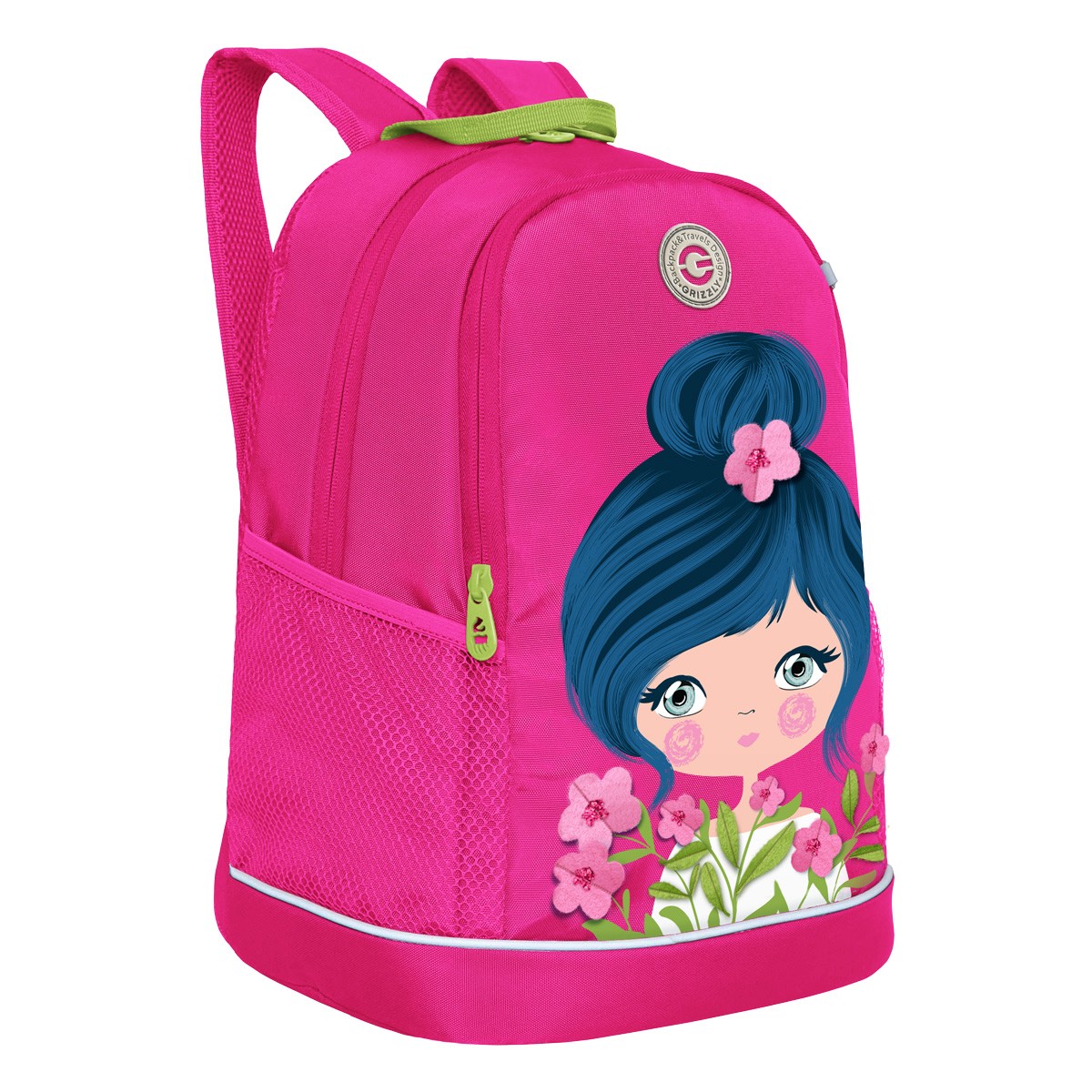 Рюкзак школьный Grizzly RG-363-3 /2 розовый