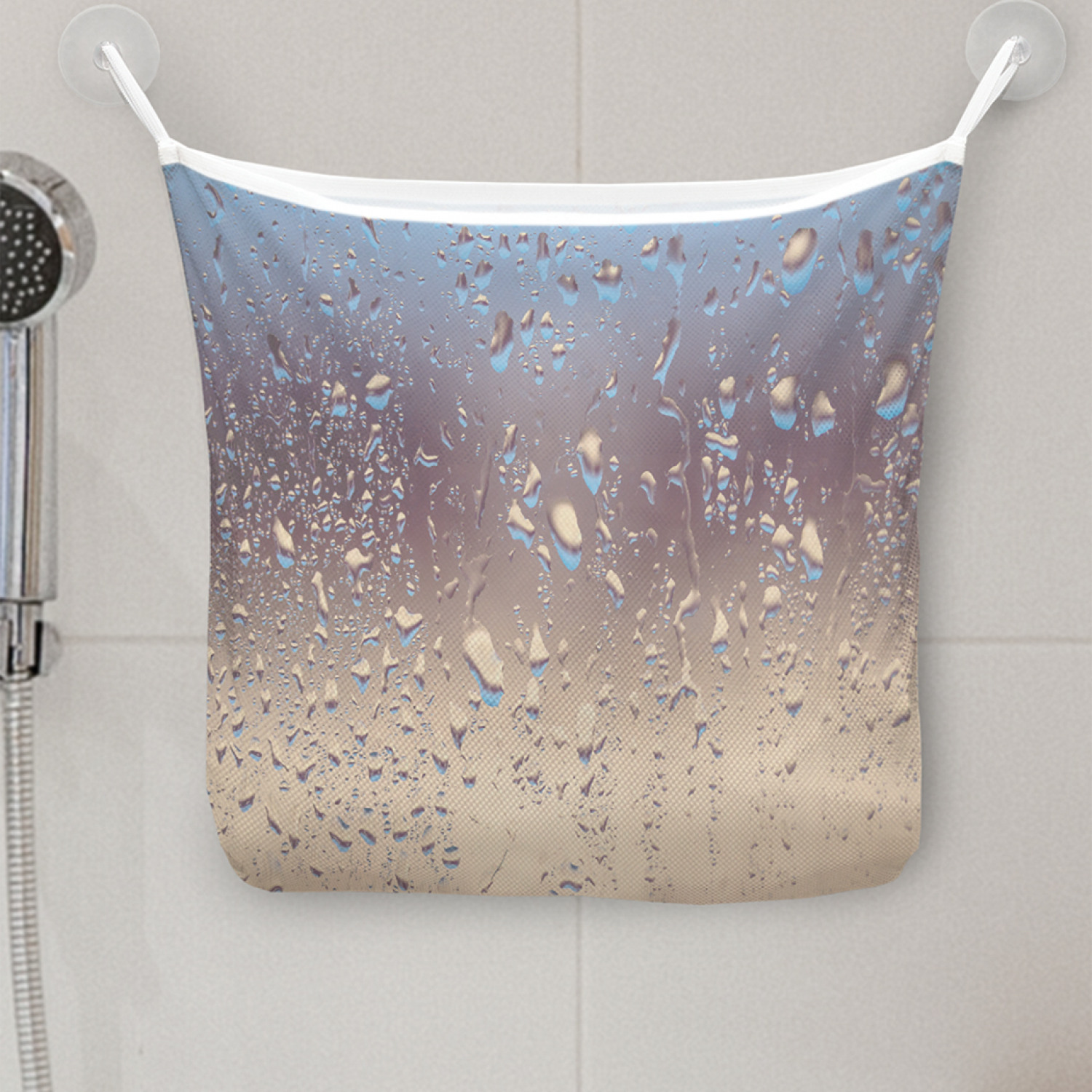 фото Органайзер для ванной joyarty "влажное стекло", 39x33 см