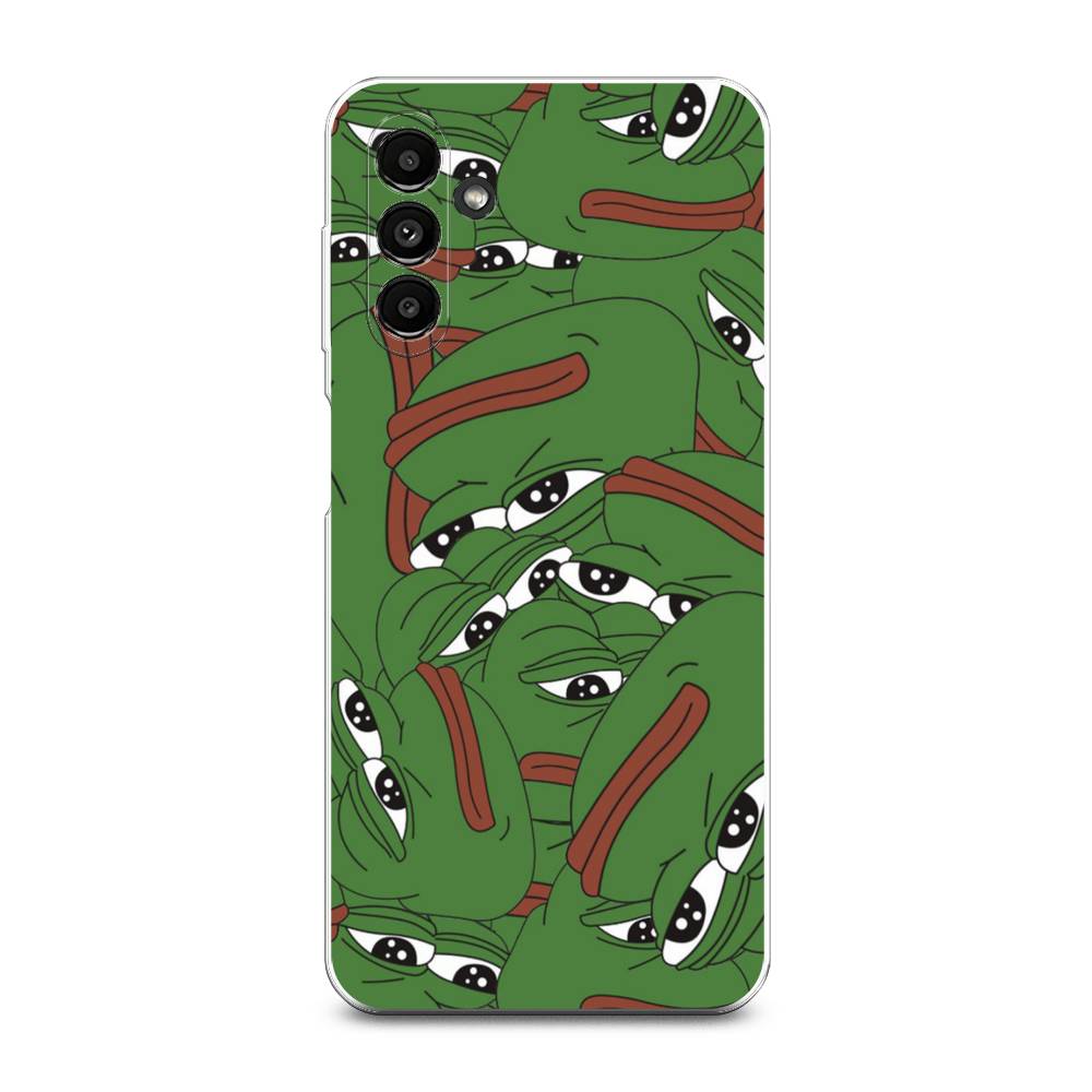 

Чехол Awog на Samsung А14 5G "Печальный frog", Зеленый;белый, 2107250-9