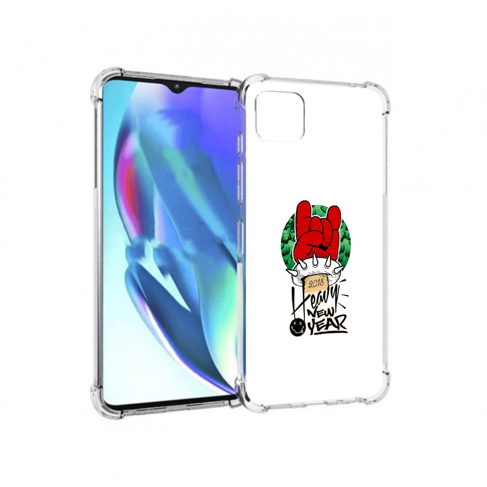 

Чехол MyPads Tocco для Motorola Moto G50 Гангстер новый год (PT227066.350.53), Прозрачный, Tocco