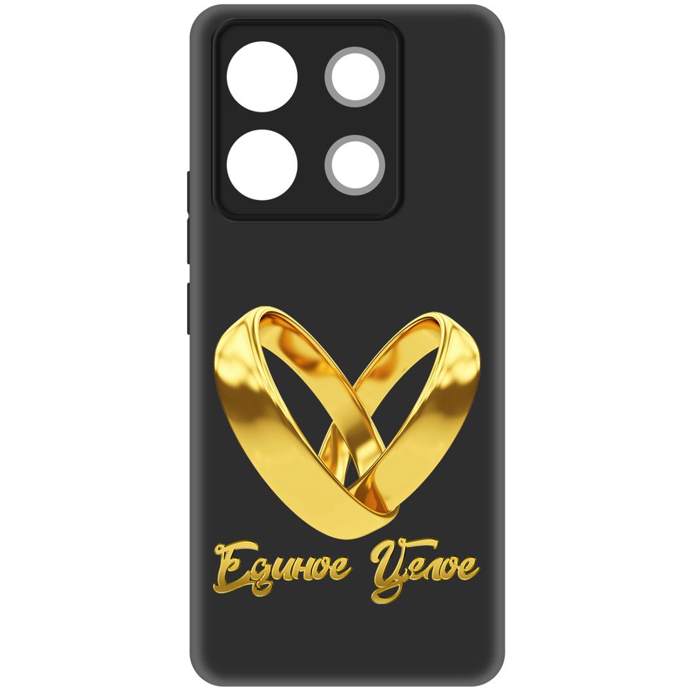 

Чехол-накладка Krutoff Soft Case Единое целое для Poco X6 черный
