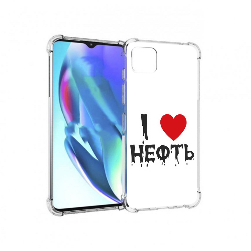 

Чехол MyPads Tocco для Motorola Moto G50 нефть (PT227066.350.522), Прозрачный, Tocco
