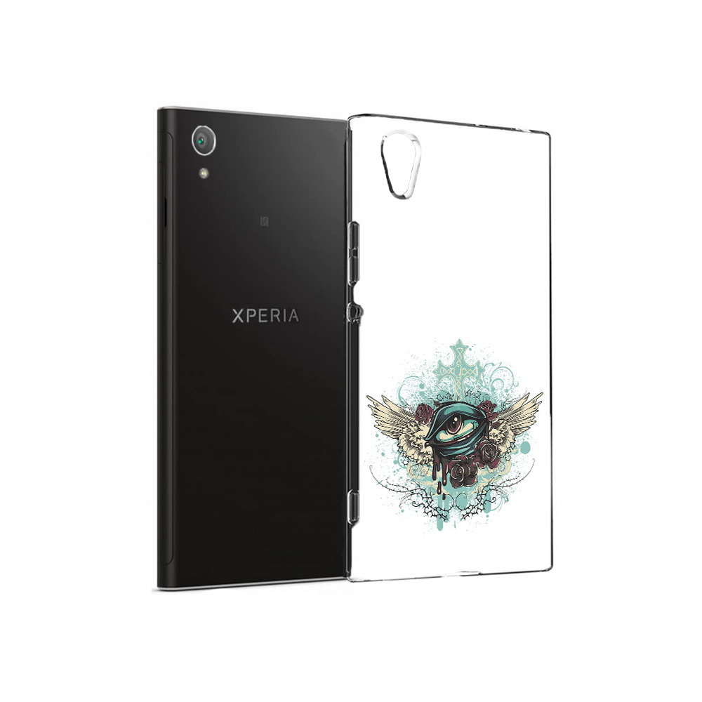 

Чехол MyPads Tocco для Sony Xperia XA1 Plus плачущий глаз с крыльями (PT77220.224.544), Прозрачный, Tocco