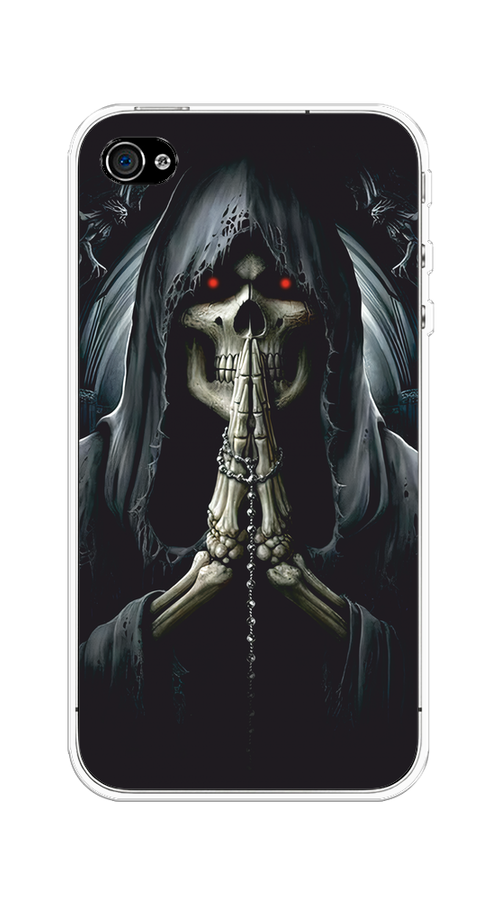 

Чехол на Apple iPhone 4/4S "Молитва", Серый, 10150-1