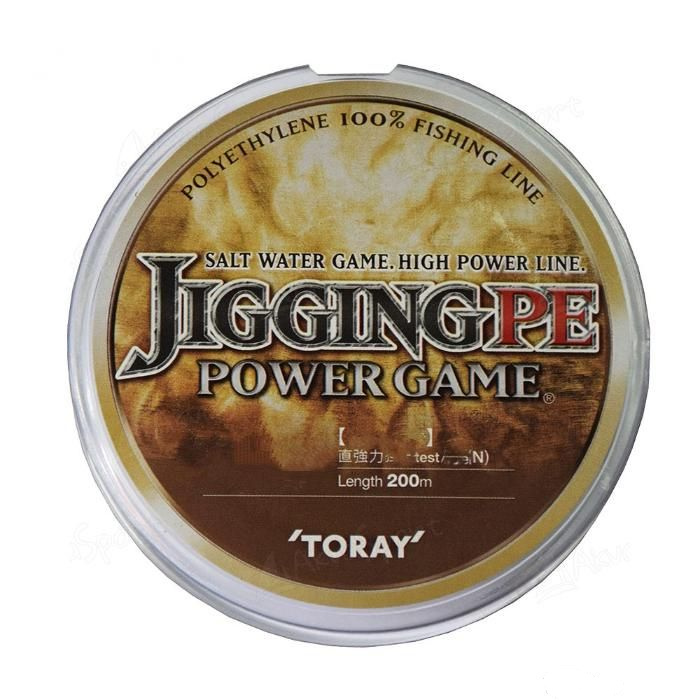 Шнур плетёный PE Toray JIGING PE POWER GAME 200m #3