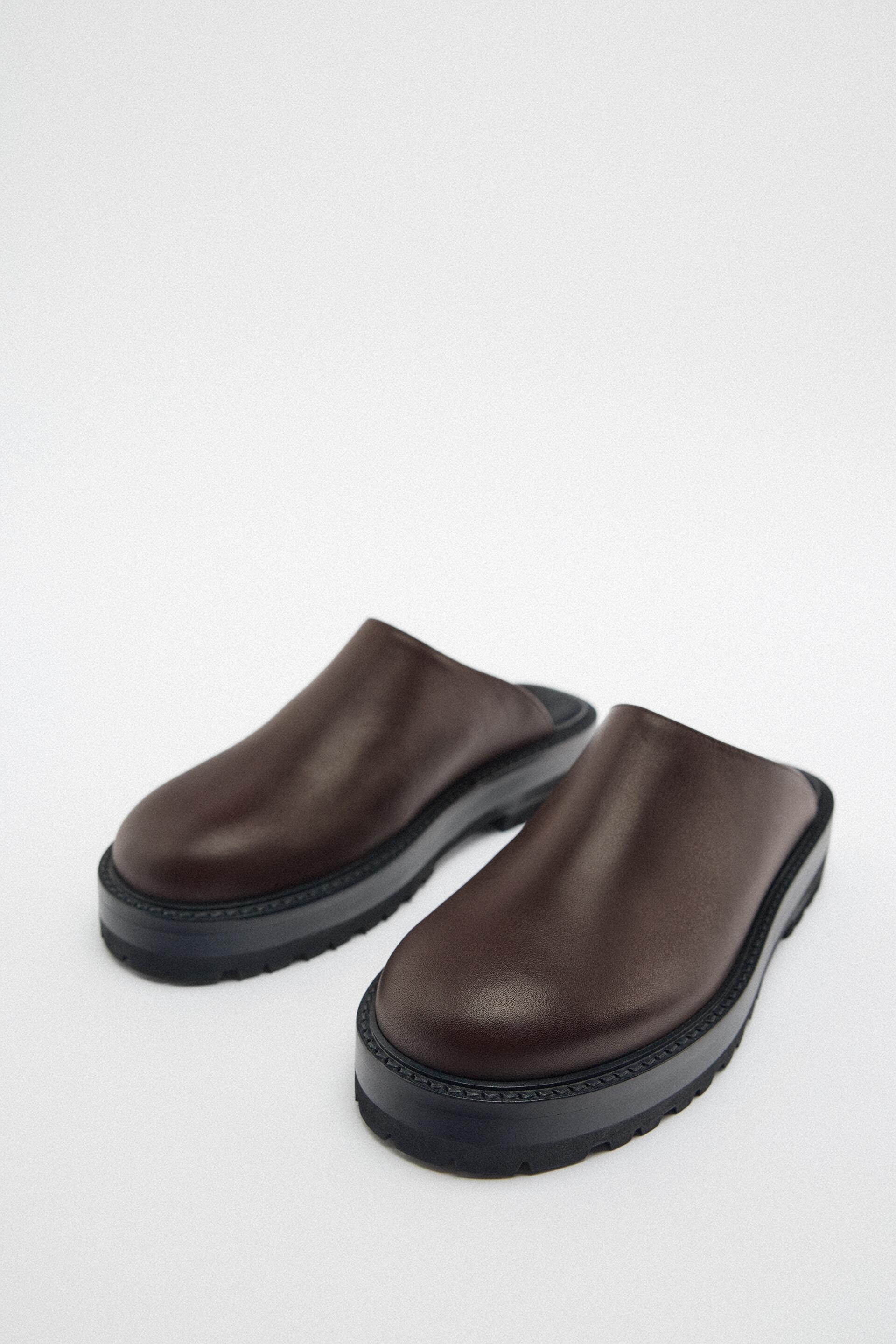 

Шлепанцы женские ZARA 177656 коричневые 40 RU (доставка из-за рубежа), 177656