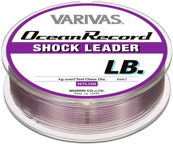 Лидер морской нейлон Varivas Ocean Record Shock Leader 50m 100lb (#24) 0.81mm