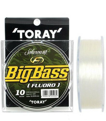 Флюорокарбон Toray - BIG BASS FC 100m 10Lb
