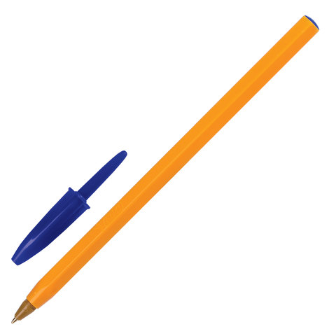 

Ручка шариковая BIC Orange, СИНЯЯ, корпус оранжевый, узел 0,8 мм, линия письма 0,3 мм, 8