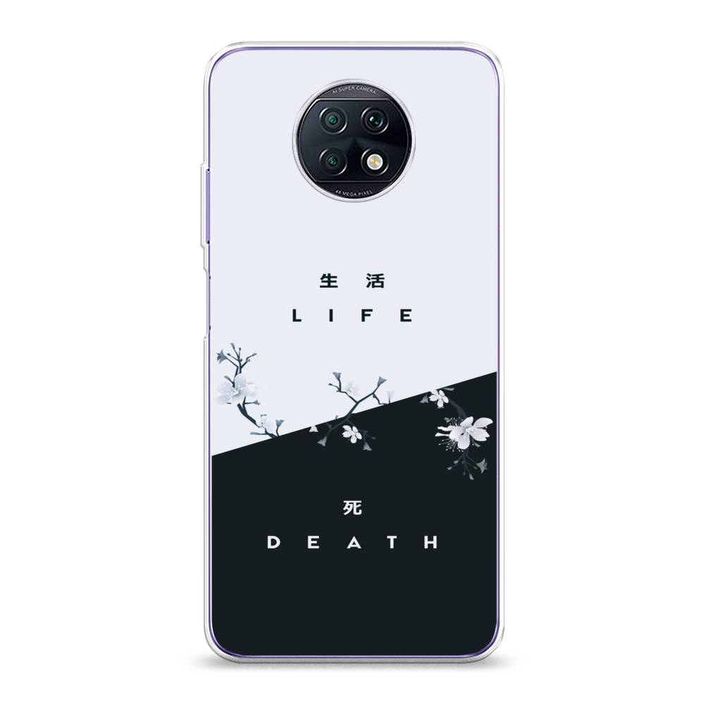 фото Силиконовый чехол "life and death" на xiaomi redmi note 9t awog