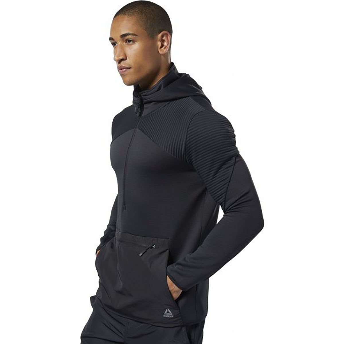 

Толстовка мужская Reebok DY8001 черная M, DY8001