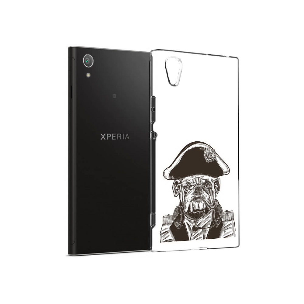 

Чехол MyPads Tocco для Sony Xperia XA1 Plus мопс генерал (PT77220.224.483), Прозрачный, Tocco