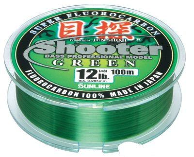 

Флюорокарбон Sunline SHOOTER METAN GREEN FLUOROCARBON 100м 4LB, 0,165mm цвет зеленый, 2 кг