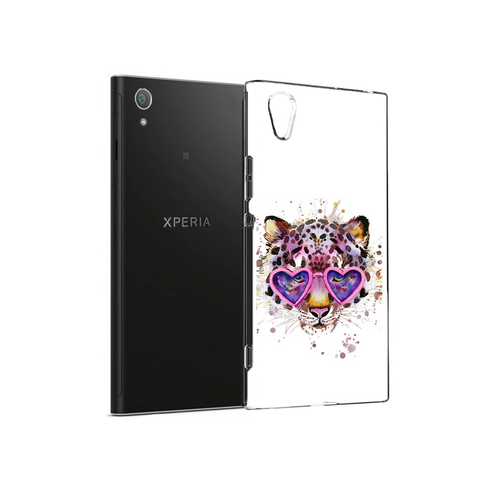 

Чехол MyPads Tocco для Sony Xperia XA1 Plus модный леопард (PT77220.224.480), Прозрачный, Tocco