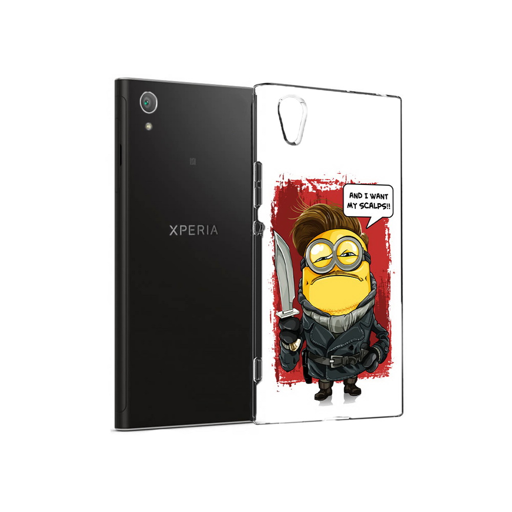 

Чехол MyPads Tocco для Sony Xperia XA1 Plus миньон убийца (PT77220.224.477), Прозрачный, Tocco