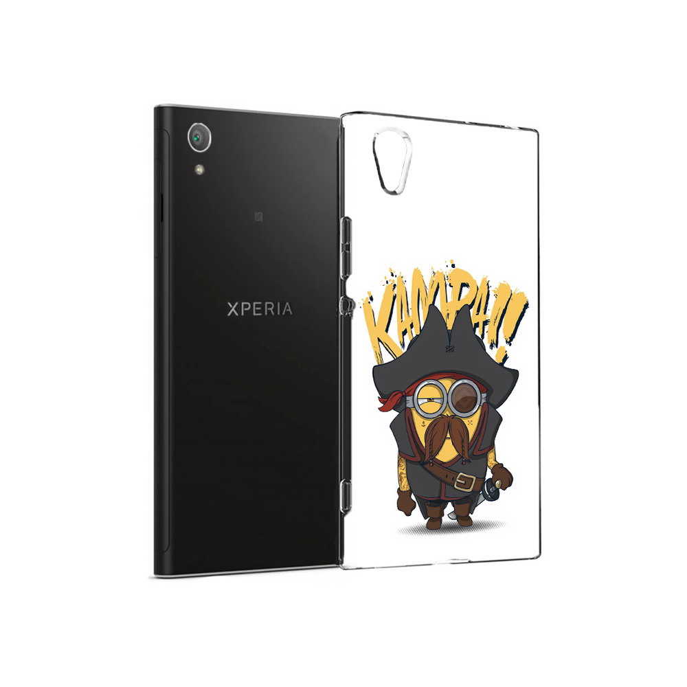 

Чехол MyPads Tocco для Sony Xperia XA1 Plus миньон пират (PT77220.224.476), Прозрачный, Tocco