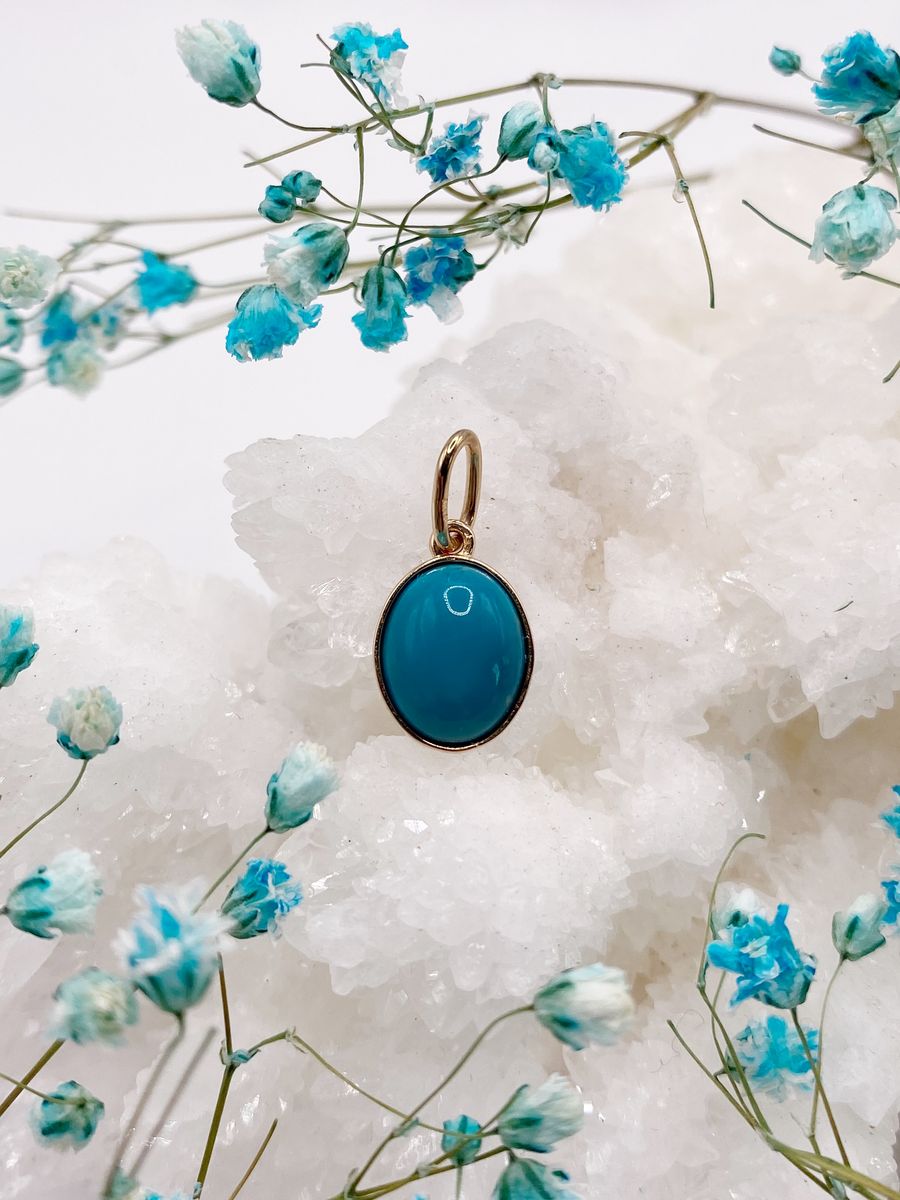 

Подвеска из серебра OLIVA JEWELRY 342449, бирюза, 342449