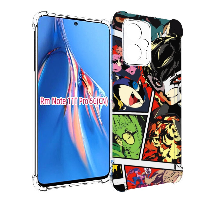 

Чехол MyPads Persona 5 art для Xiaomi Redmi Note 11T Pro / 11T Pro Plus / Poco X4 GT пр..., Прозрачный, Tocco