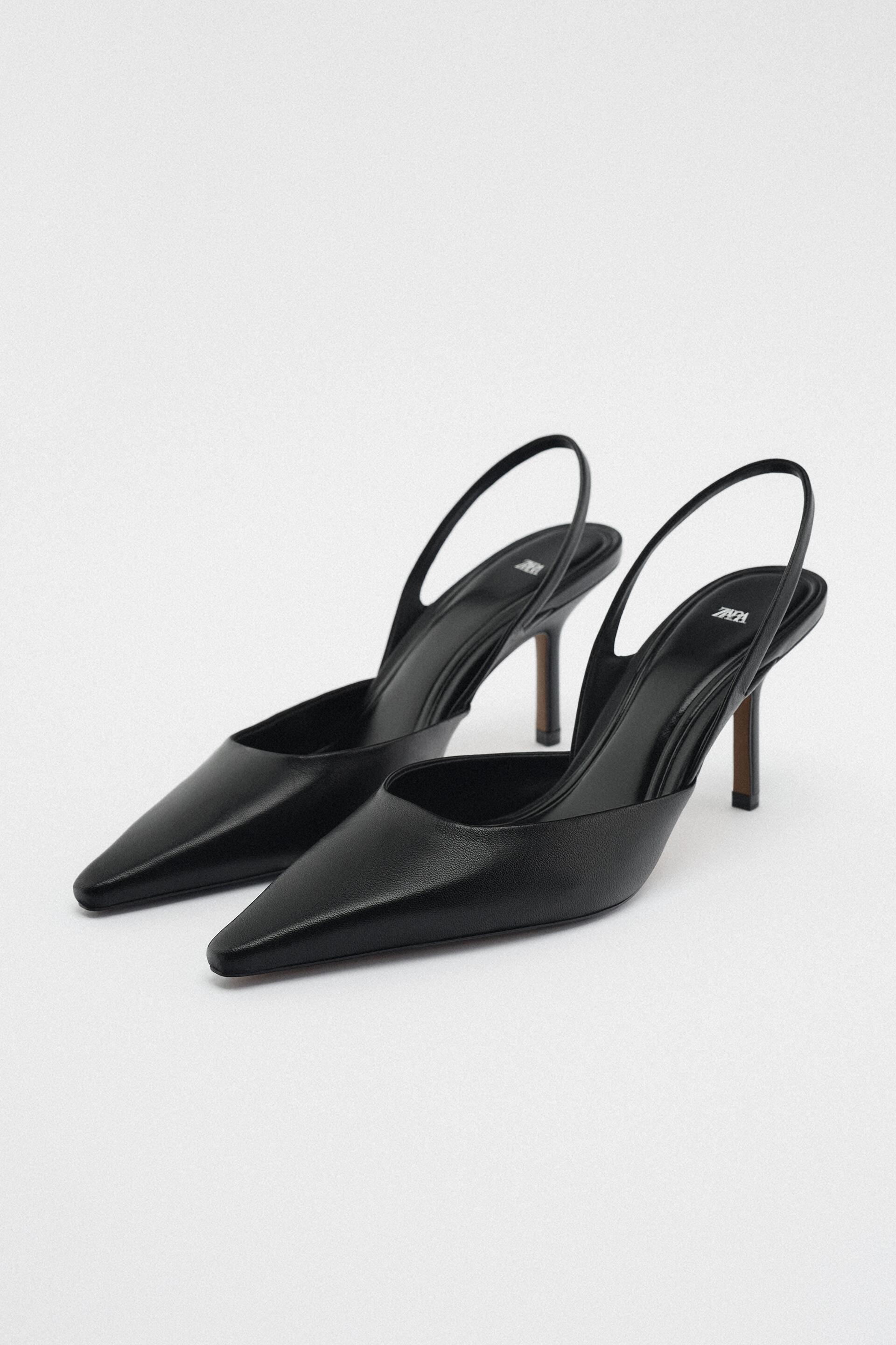 

Туфли женские ZARA 11243010 черные 39 RU (доставка из-за рубежа), 11243010