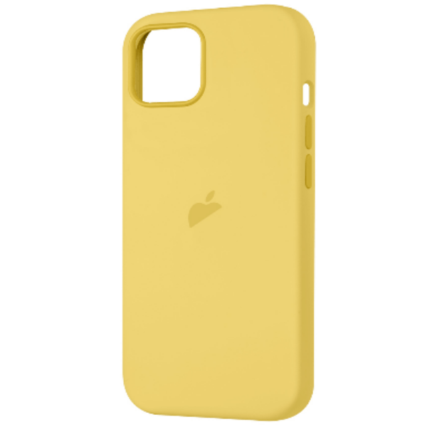 

Чехол iPhone 14 Silicon Case Sun Glow (MagSafe) c Logo, желтый, iPhone 14 Silicon Case (MagSafe) c LOGO