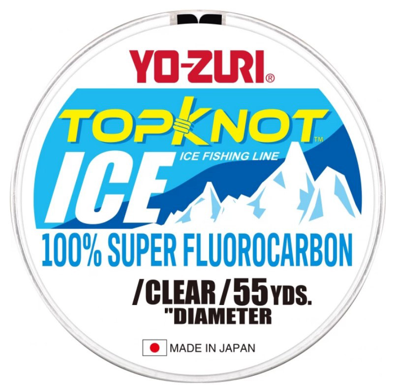 

Флюорокарбон Yo-Zuri TOPKNOT ICE FLUORO100% 55YD 1Lbs (0.127mm)