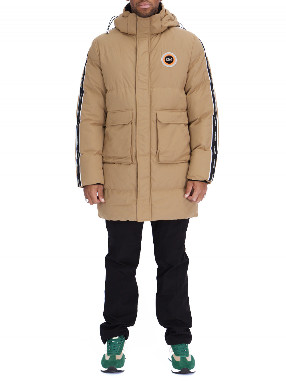 

Спортивная куртка мужская NoBrand AD9009 бежевая XXL, Бежевый, AD9009