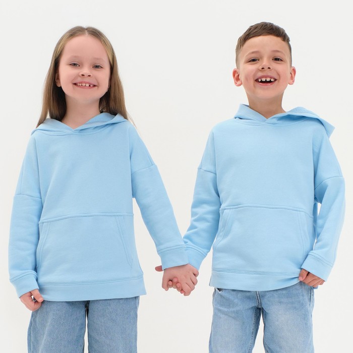 

Худи детское KAFTAN "Basic line", размер 40 (158-164), цвет голубой, Basic line-5