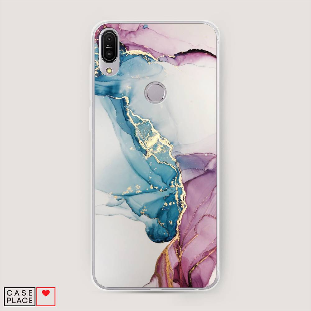 

Чехол на Asus ZenFone Max Pro ZB602KL "Розовые разводы рисунок", 43550-3