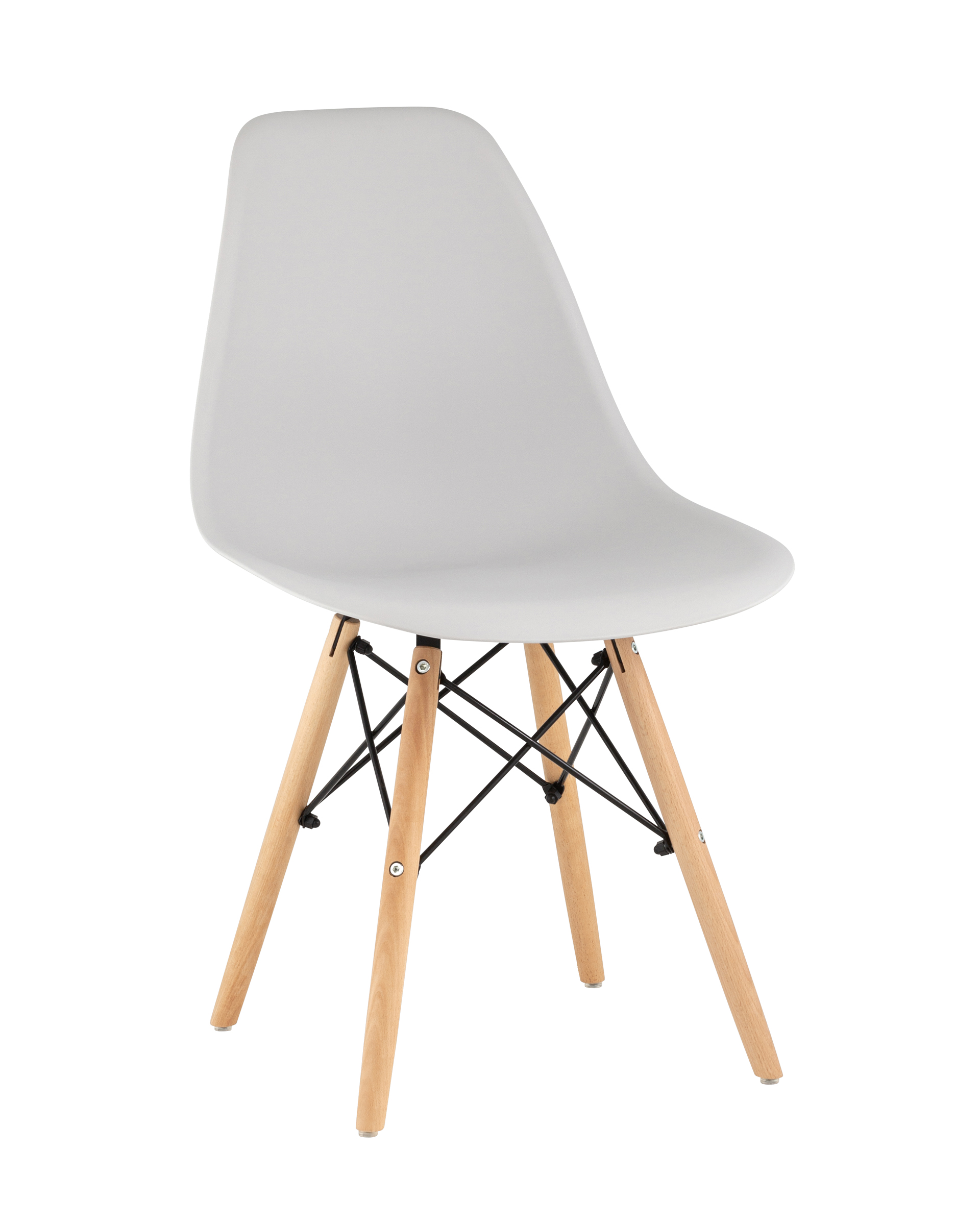 фото Стул stool group eames dsw style, светло-серый