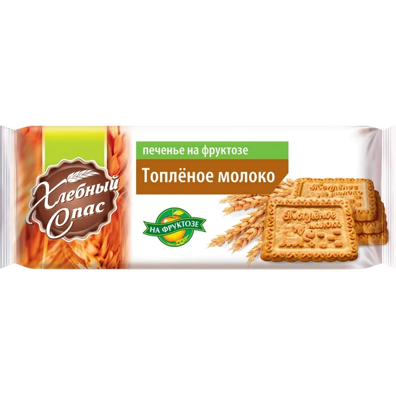 

Печенье Хлебный спас с топленым молоком на фруктозе, 160 г х 2 штуки