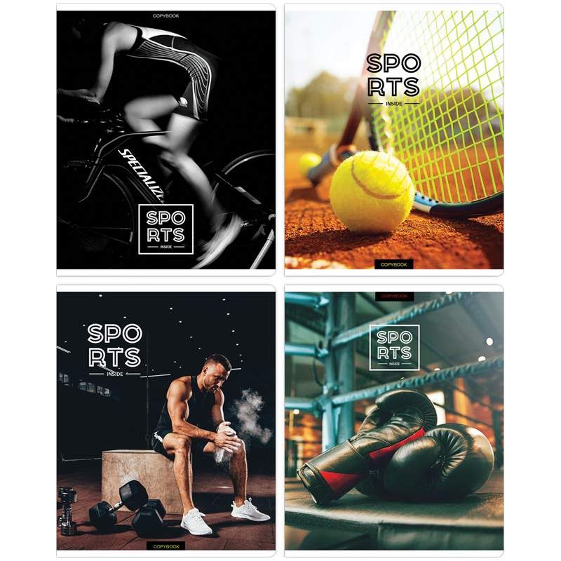 

Тетрадь 48л., А5, клетка ArtSpace "Спорт. Inside sports" (арт. 307677) - 10 шт.