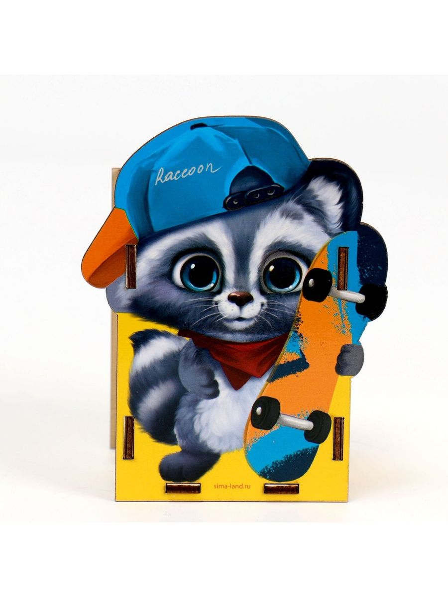 

Карандашница "Енотик", Разноцветный