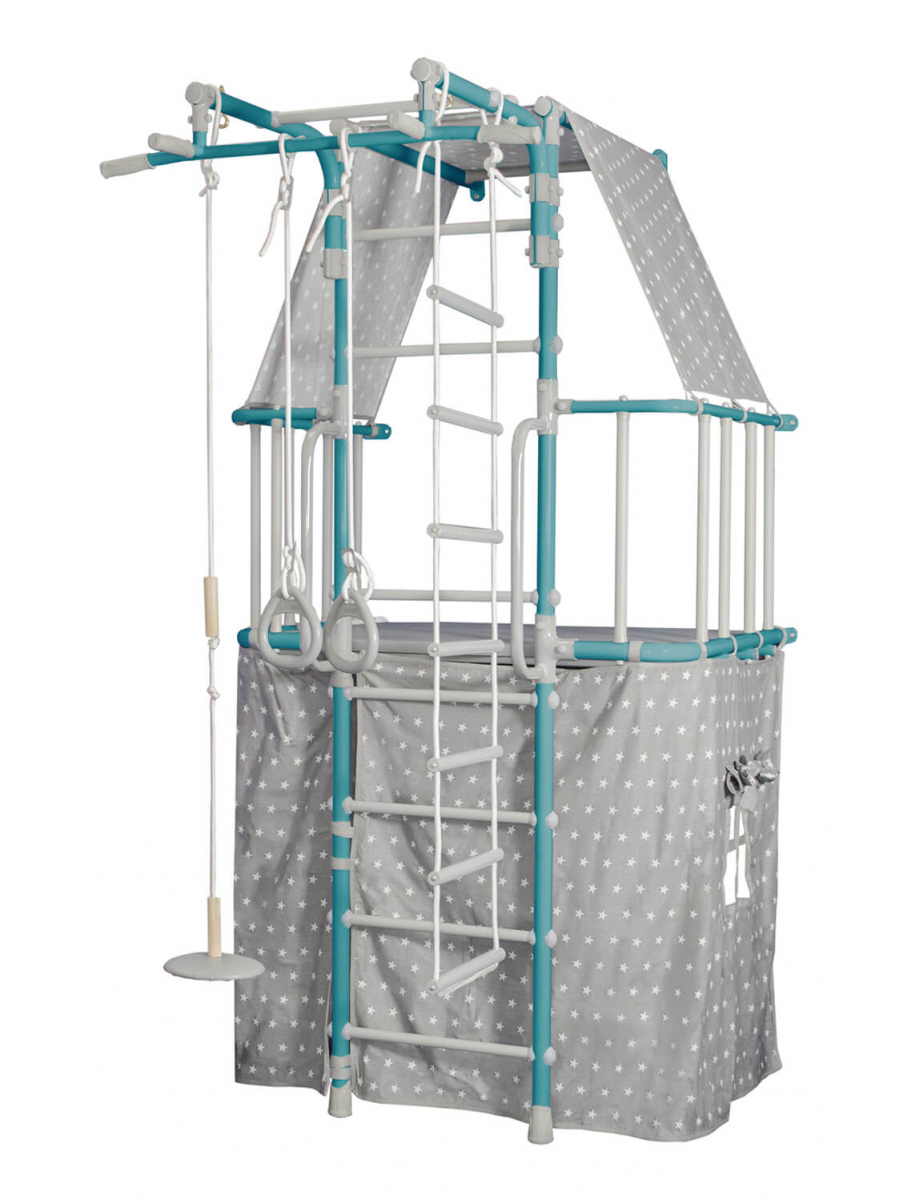 

Игровой спортивный комплекс Maksi kids Индиго бирюзовый-серый, Индиго