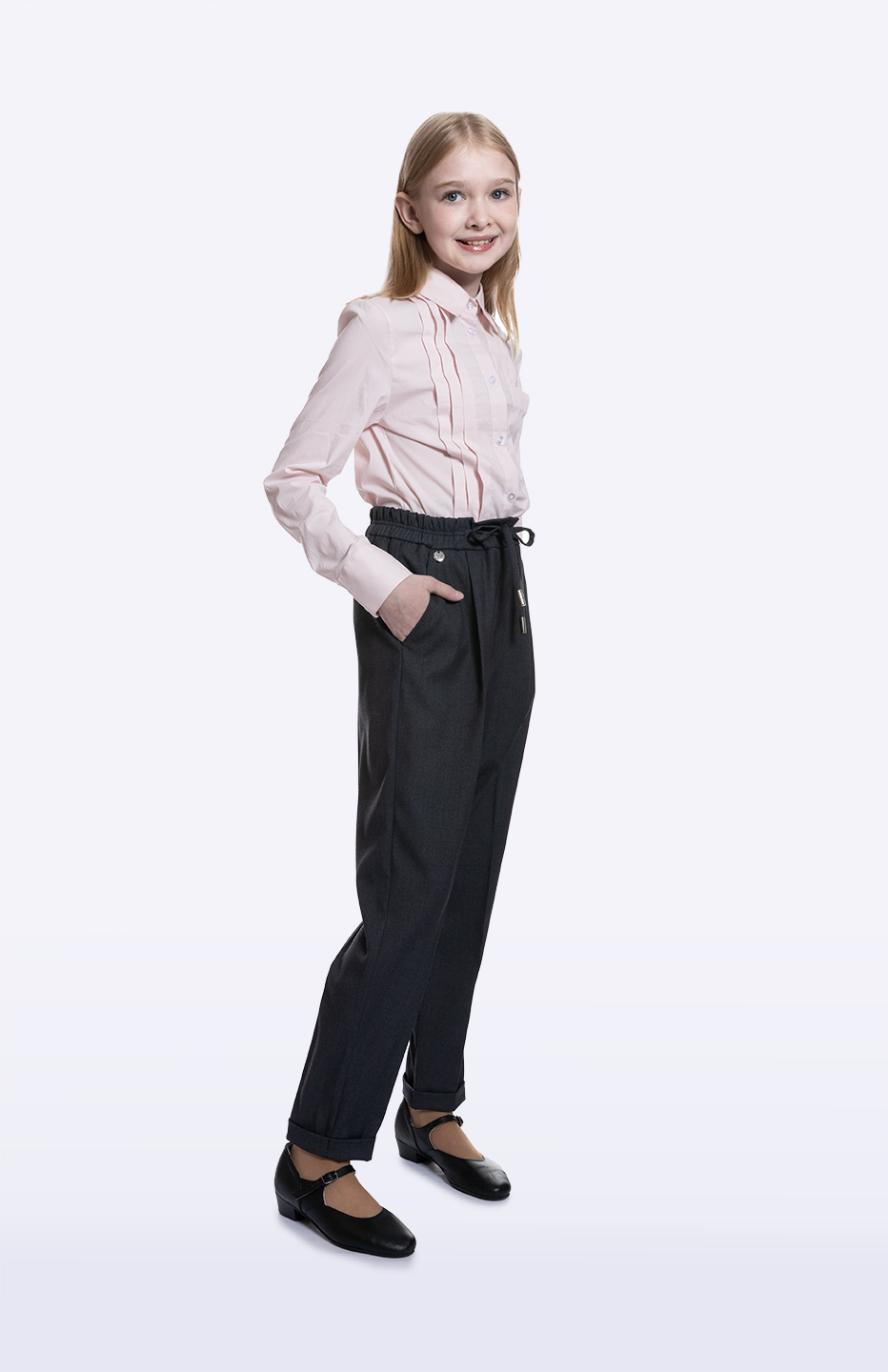 

Брюки детские Шалуны 204453 цв. серый р. 164, 204453