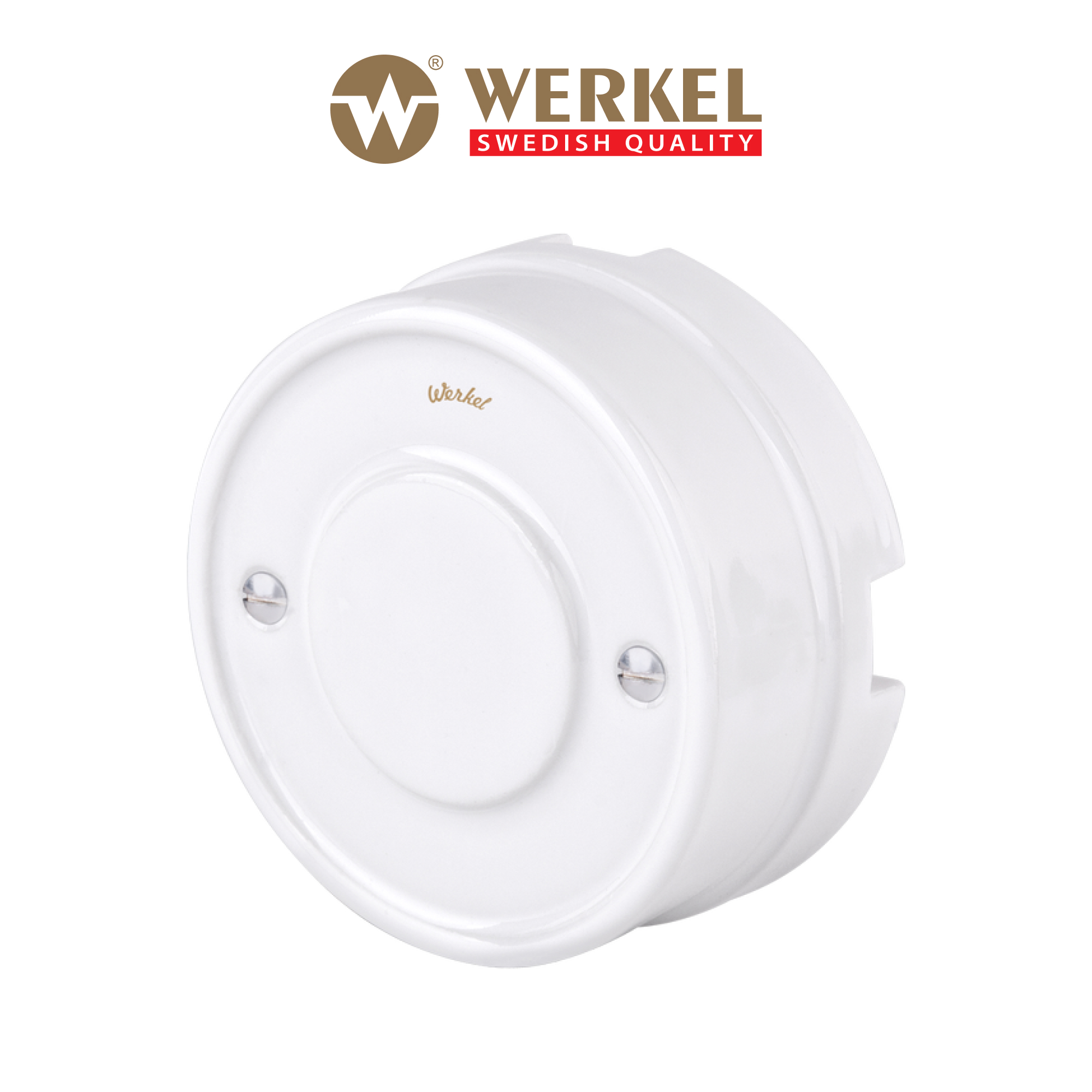 Распределительная коробка Werkel W6411201 ретро белая из керамики