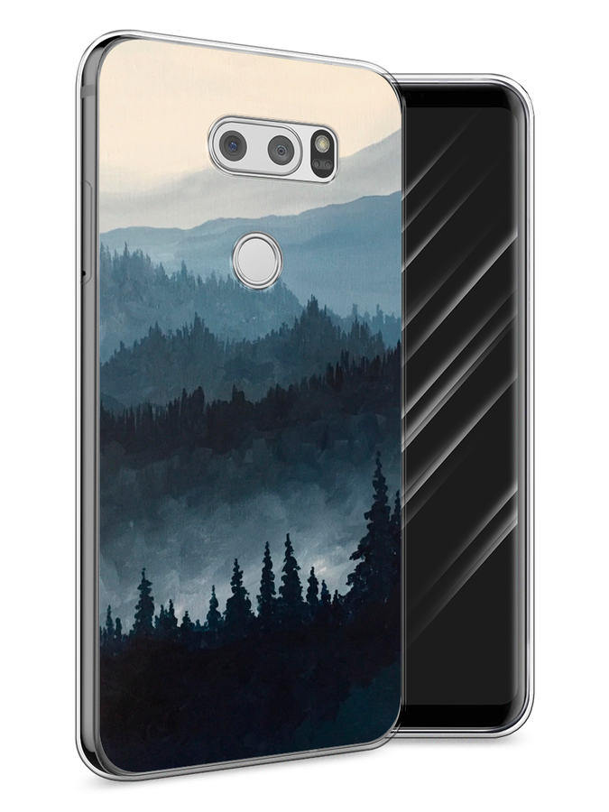 

Чехол Awog на LG V30 "Туманные горы", Бежевый;серый;черный, 83050-4