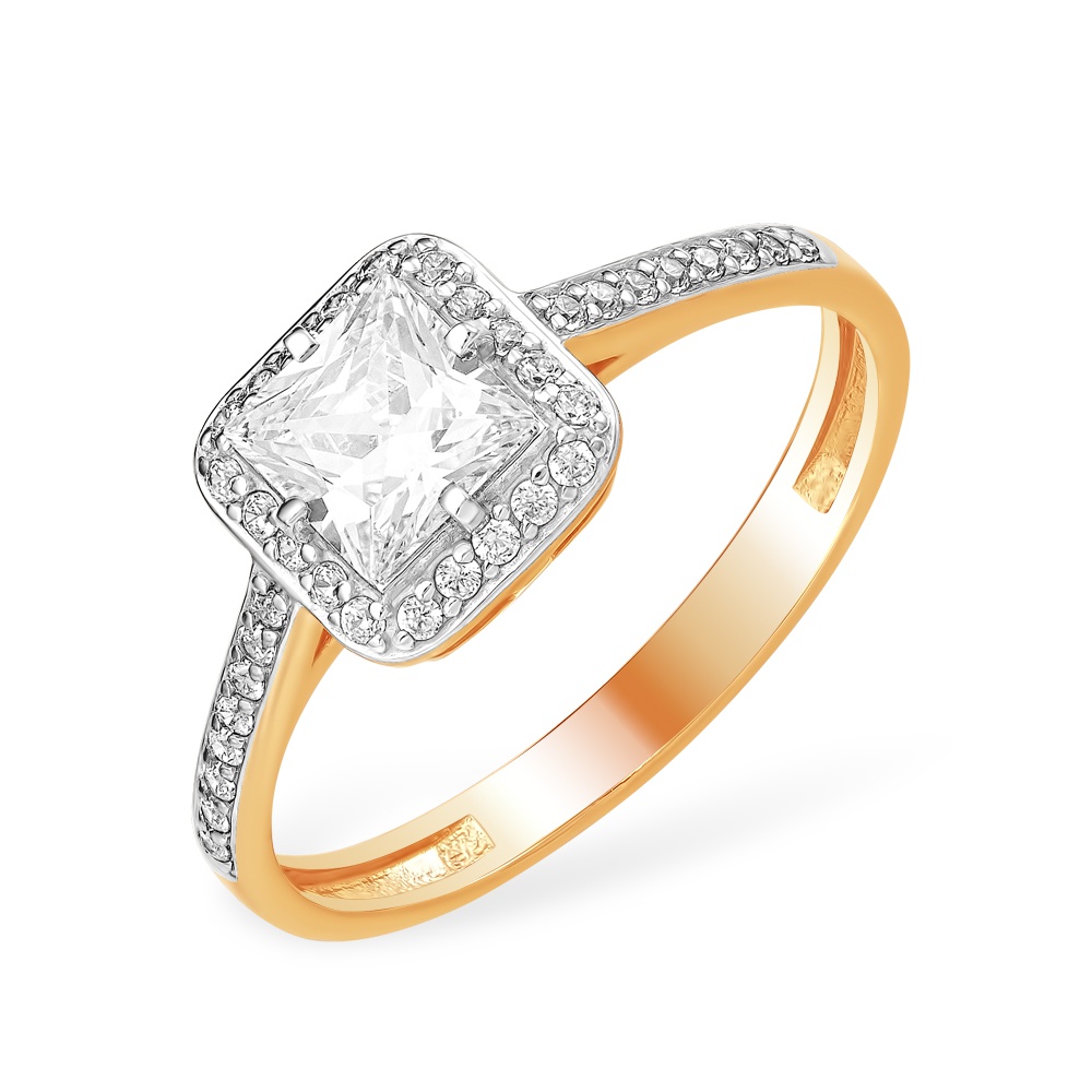

Кольцо из золота р.  585Gold 301012133, фианит, 301012133