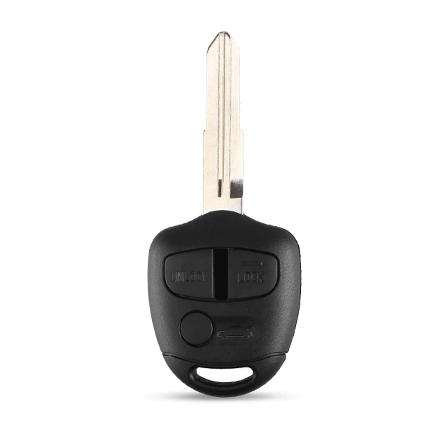 фото Ключ для mitsubishi митсубиси, 3 кнопки (корпус и лезвие mit11), аналог nobrand
